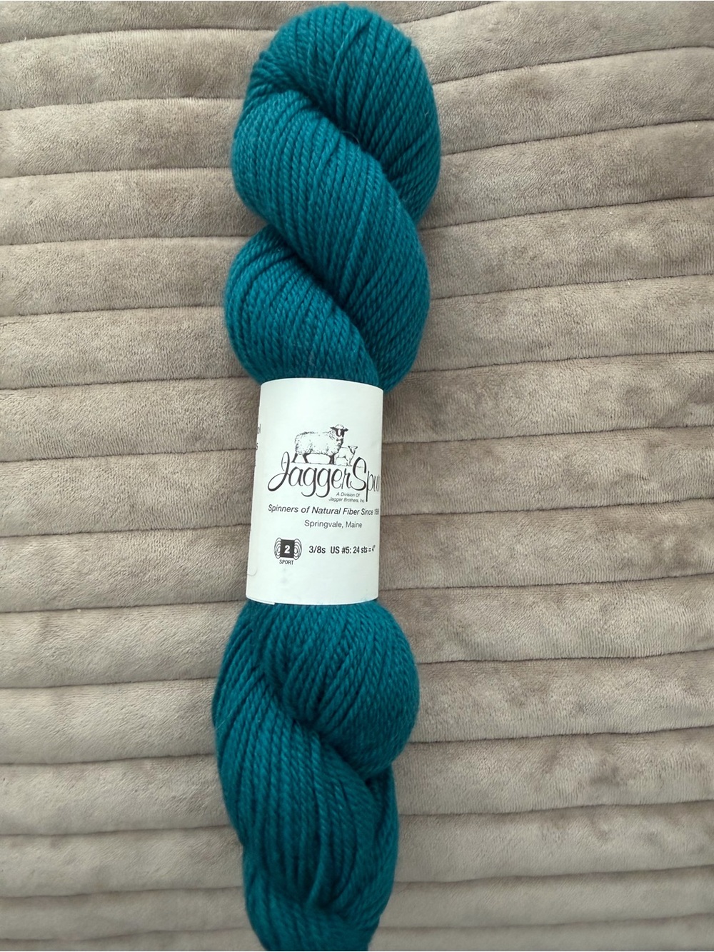 Jaggerspun Teal luxury Yarn - Deep Teal